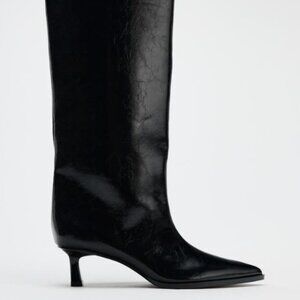 Zara Kitten Heel Boot